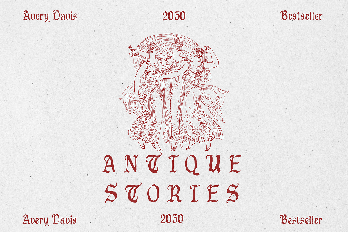 Garthion – Blackletter Font, a Blackletter Font by NDNL Studio (Photo 2 of 10)
