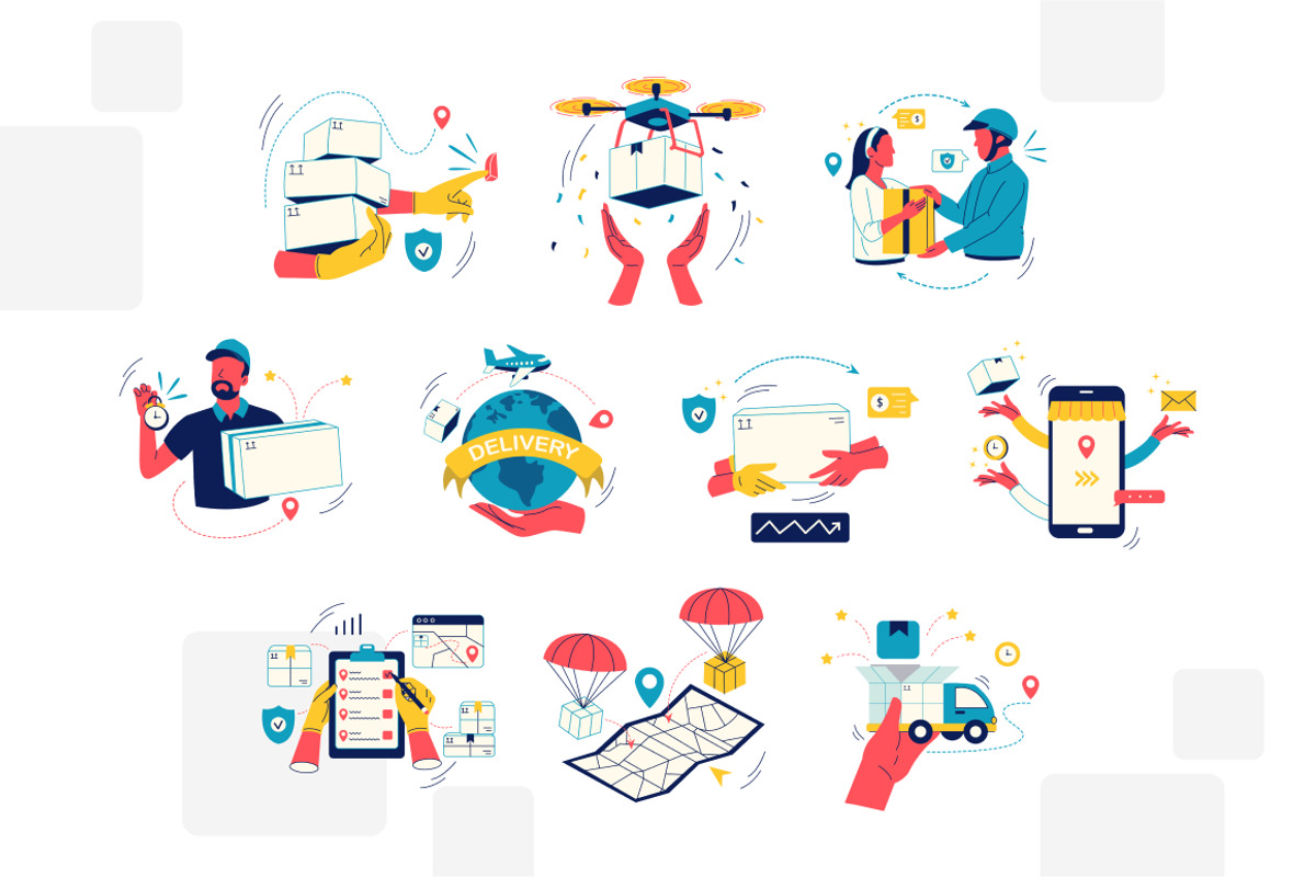 Good Delivery Illustration, an Object Illustration by Loin Studio (Photo 3 of 3)