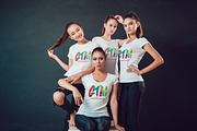 Women's T-shirts Mock-Up Vol 2, a Shirt Mockup by Freeman Studio (Thumbnail 10 of 17)