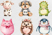 Squishmallow Animals Sublimation, an Illustration by Black Bird Studio (Thumbnail 4 of 6)