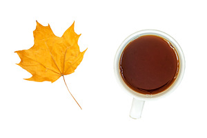 A cup of tea and a cozy autumn, a Food & Drink Photo by yanadjana