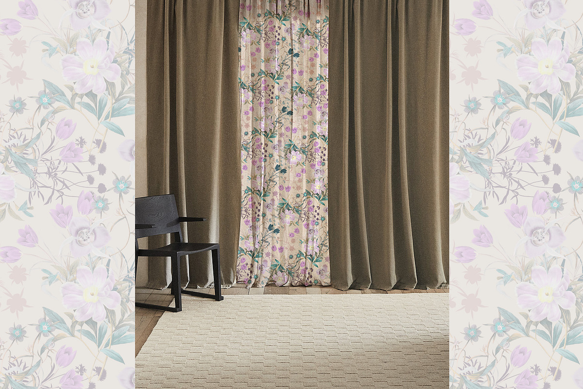 Romantic Bloom - Seamless Patterns, a Pattern Graphic by texvogue (Photo 8 of 9)