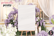Wisteria Wedding Sign PSD Mockup, a Product Mockup by Printable Pretty Studio (Thumbnail 1 of 4)