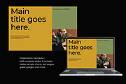 Presentation Template InDesign 17x11, a Templates & Theme by an-arketype studio. (Thumbnail 2 of 7)