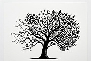 Elegant dream tree silhouette design, a Healthcare Illustration by Amazin_art (Thumbnail 3 of 49)