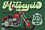 Mafhea - Vintage Retro Font, a Script Font by Letter Fresh (Thumbnail 8 of 12)