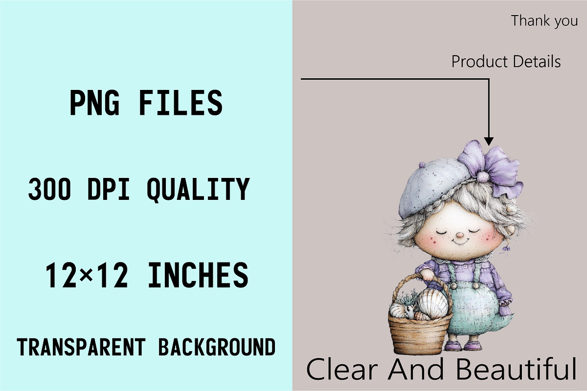 Summer Funny Grandma Clipart Bundle., an Illustration by SVGArt (Photo 6 of 9)