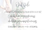 OUTSIDE Font Duo (UPDATE), a Script Font by Olexstudio (Thumbnail 7 of 8)