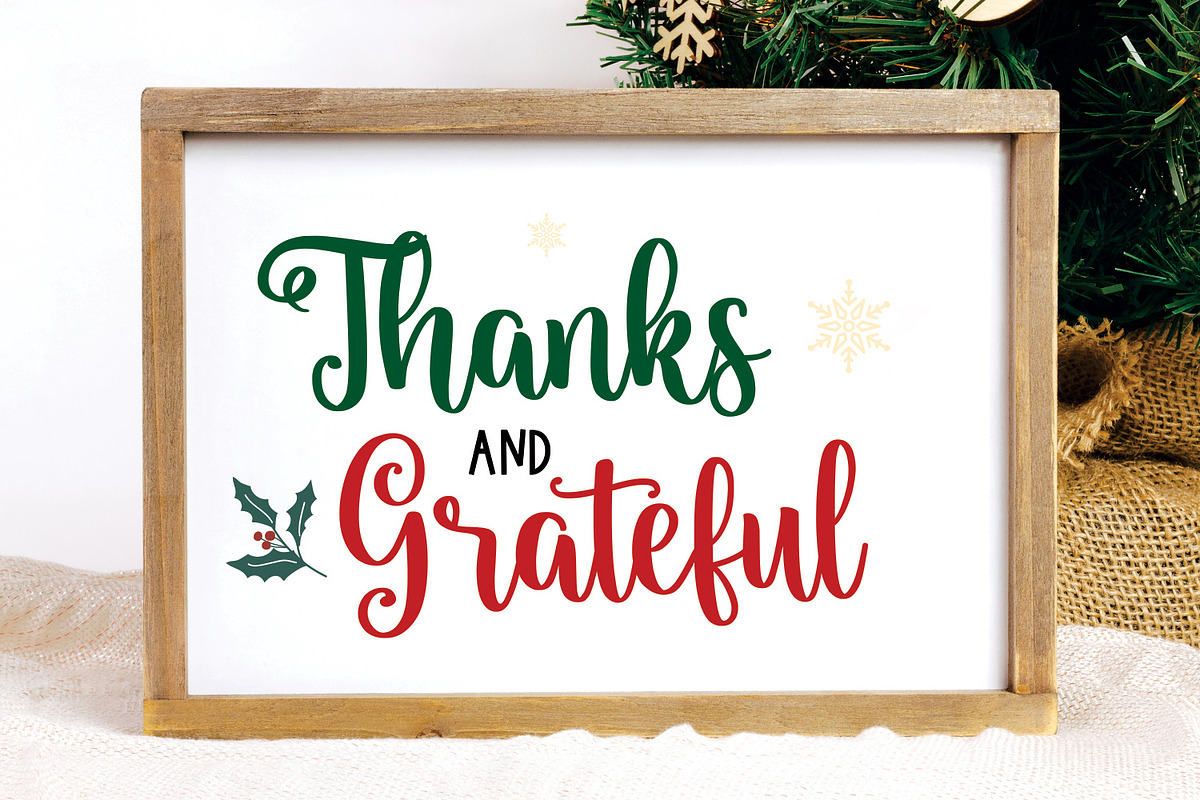 Christmas Wishes, a Script Font by Mozatype (Photo 7 of 7)