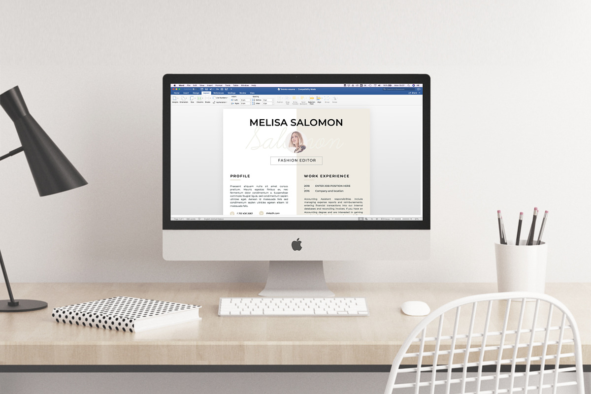 Resume Template 1, 2 page | Florence, a Resume Template by Resume Angels (Photo 6 of 10)