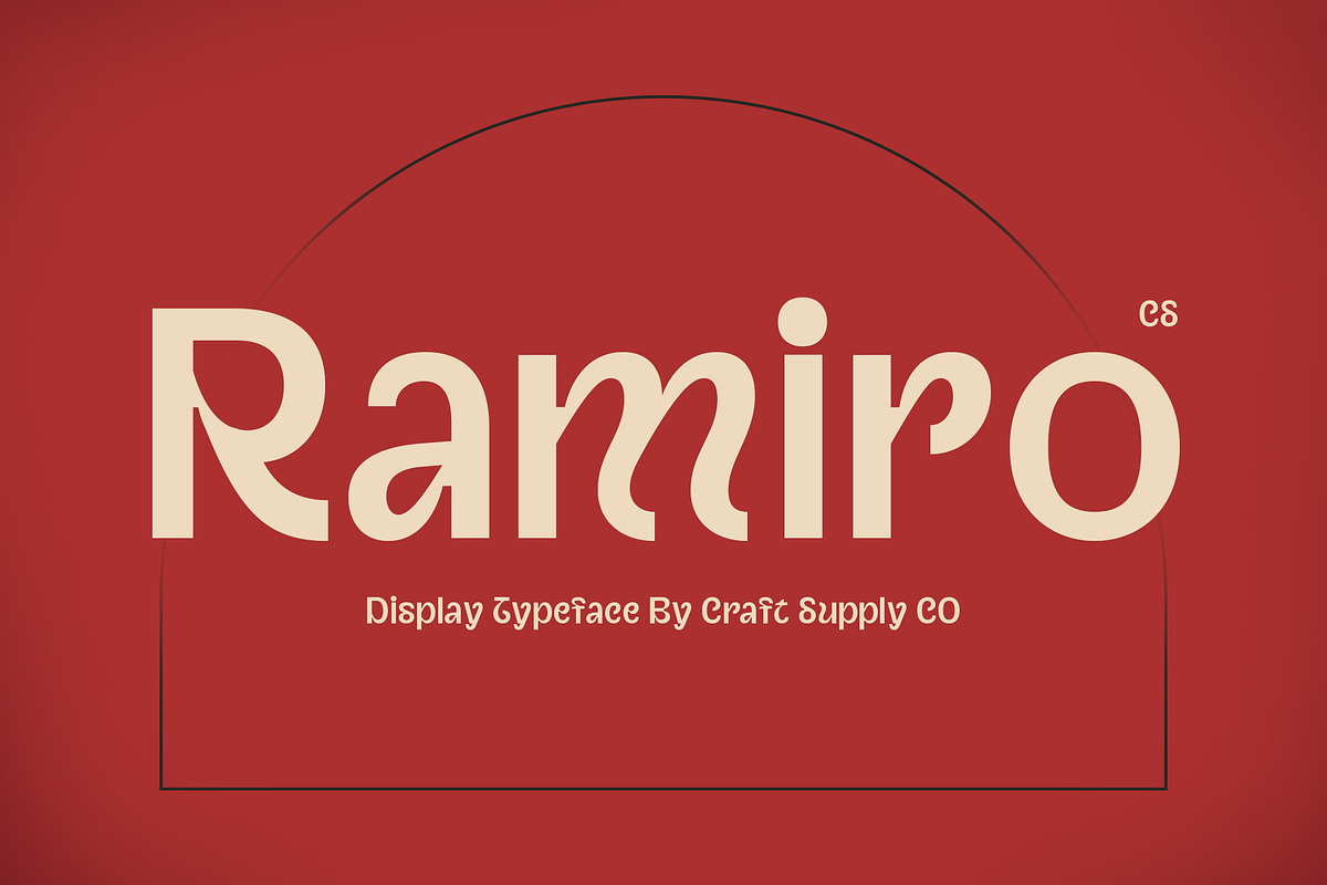 CS Ramiro – Renaissance Font, a Sans Serif Font by Craft Supply Co. (Photo 1 of 8)