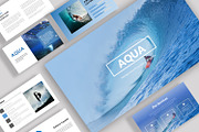 Aqua Surfing Google Slides, a Presentation Template by Infinity Vector Studio (Thumbnail 3 of 5)