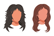 Set of female hairstyles collection, a Person Illustration by Yayasya (Thumbnail 3 of 3)