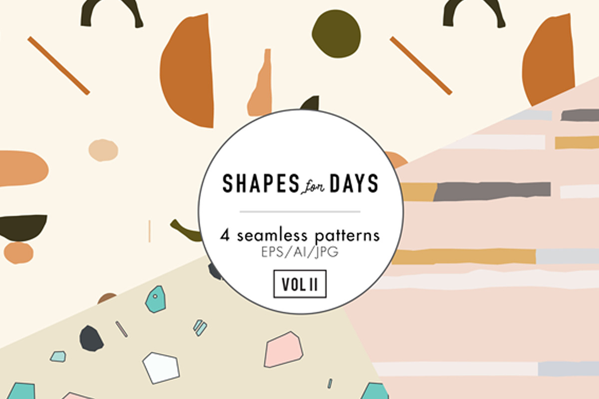 Shapes for Days VOL II, a Pattern Graphic by Studio.lize (Photo 1 of 6)