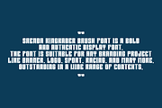 Srenda Kingkader Brush, a Handwritten Font by QR Design Studio (Thumbnail 6 of 10)