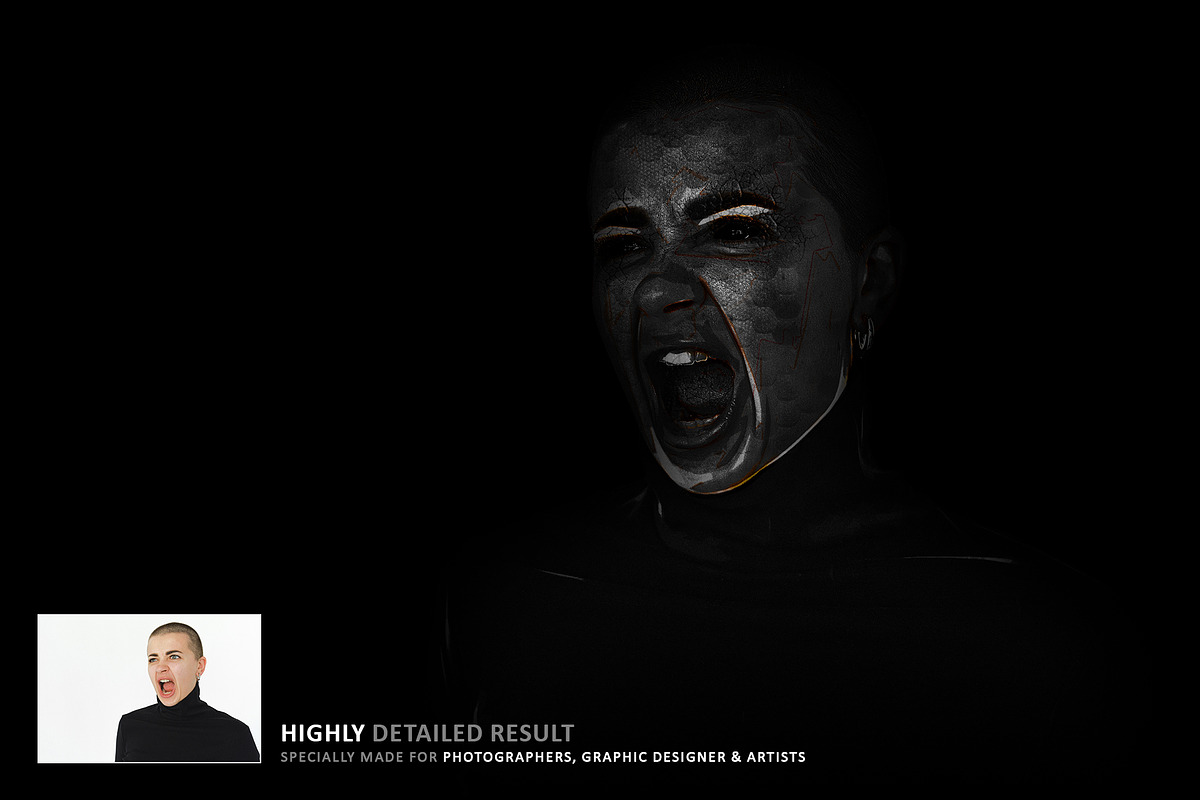 Black Viper Photoshop Action, an Action Add-On by A R T M A R T (Photo 5 of 8)