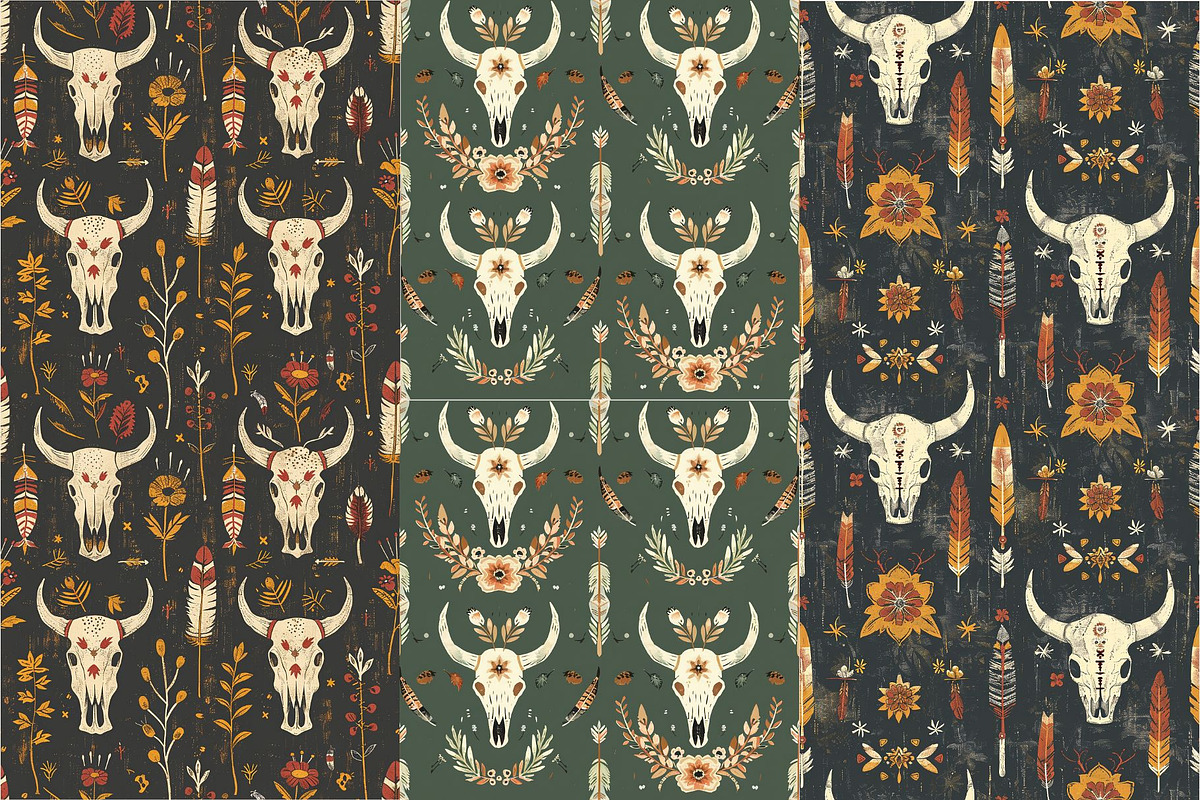 10 Bennet's Southwestern Patterns, a Pattern Graphic by Inknfolly (Photo 3 of 6)