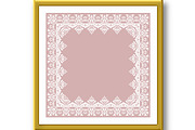 Floral Fine Frame, a Pattern Graphic by FineArtStudio (Thumbnail 2 of 3)