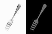 Dessert Fork 4 Tines Classic Cutlery, an Object 3D Model by VK Studio (Thumbnail 4 of 8)
