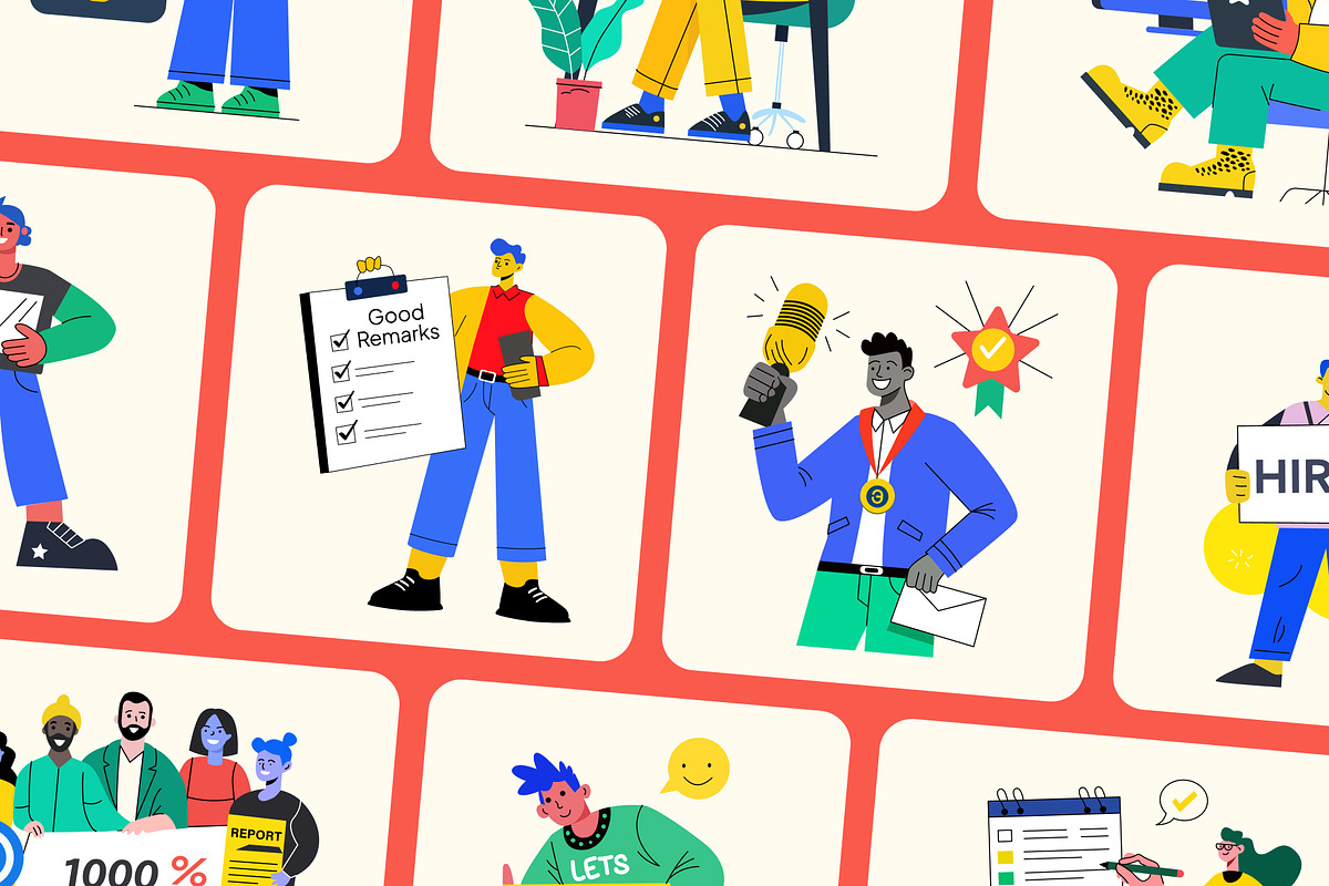 Animated Success and Reward, a Person Illustration by Brickclay (Photo 3 of 5)