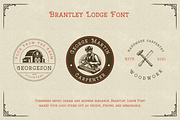 Brantley Lodge - Typewriter, a Font by BearyType Studio (Thumbnail 3 of 9)