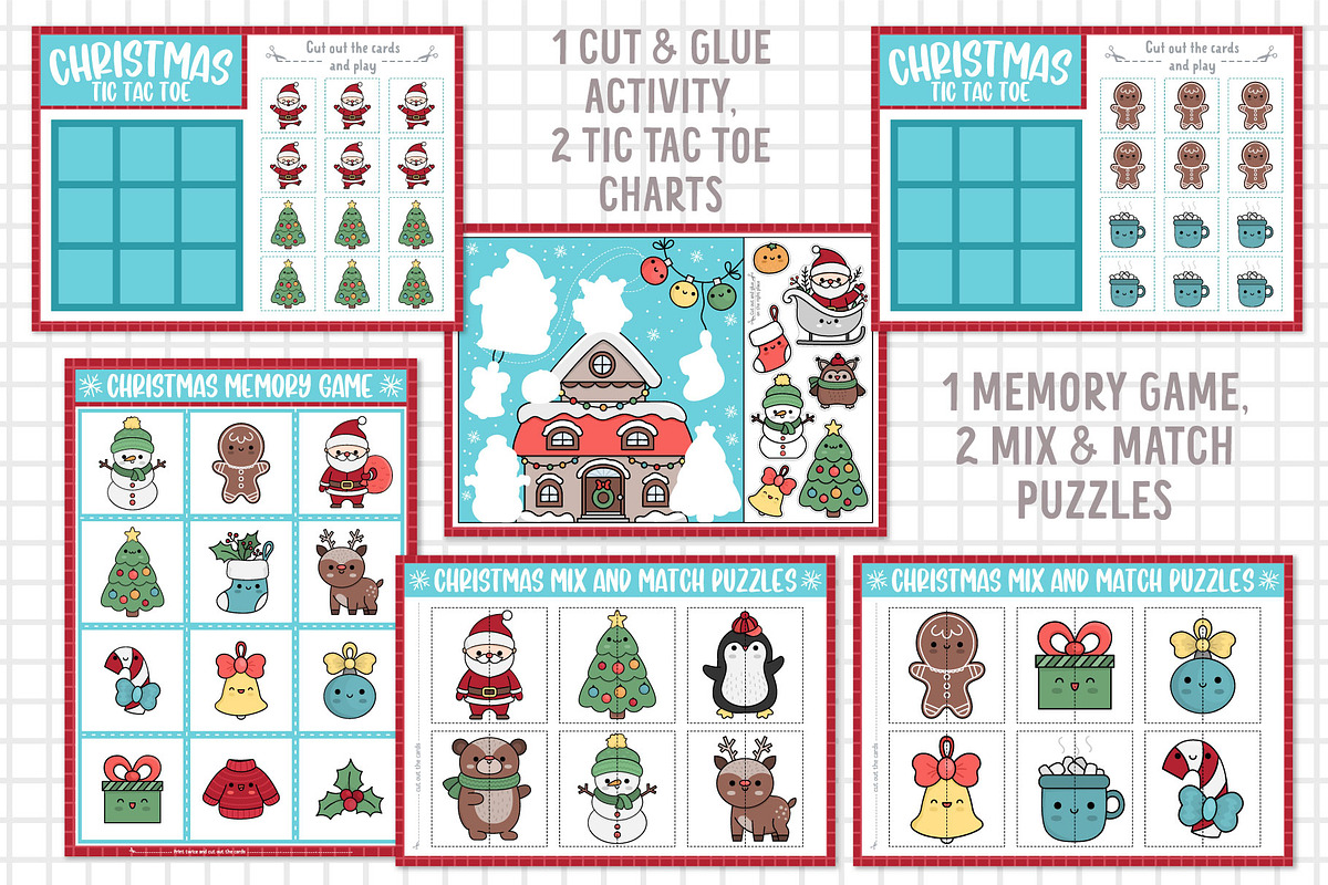Kawaii Christmas games, an Animal Illustration by Lexi Claus (Photo 7 of 12)