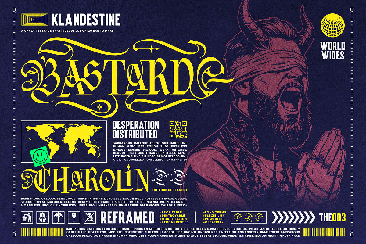 Morant Chastor Typeface, a Blackletter Font by alit design (Photo 3 of 17)