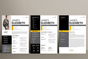 Modern Resume Template CV Letterhead, a Resume Template by NorthPeak (Thumbnail 6 of 6)