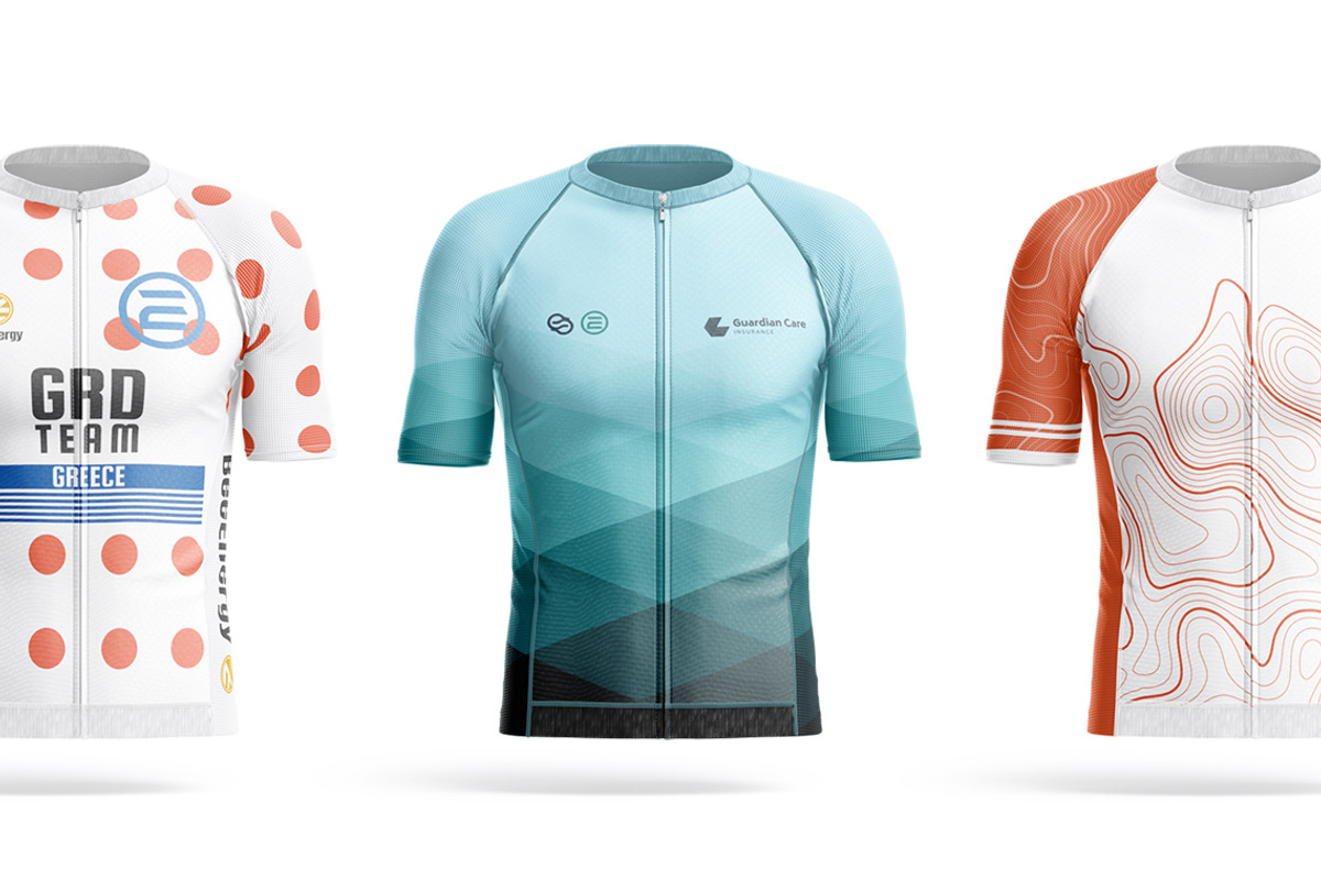 Cycling Jersey Mockups Set, a Shirt Mockup by rebrandy (Photo 5 of 10)