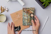 Fall is Here, Whimsical Girl Pages, a Seasonal Illustration by Digital Art Mahdiseño (Thumbnail 9 of 10)
