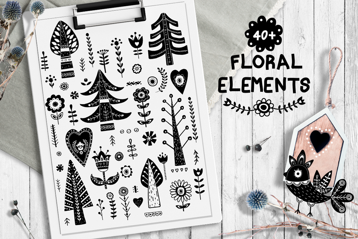 Scandy forest collection., an Animal Illustration by tanda_V (Photo 2 of 7)