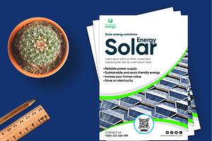 Modern Solar Energy Flyer Template