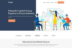 Industry Expert Landing Page