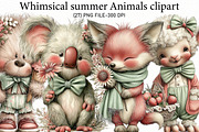 Whimsical summer Animals clipart, an Illustration by Designworld (Thumbnail 1 of 6)