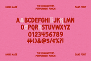 PEPPERMINT PORCH | FESTIVE FONT, a Font by Maria Feliz Fonts (Thumbnail 9 of 9)