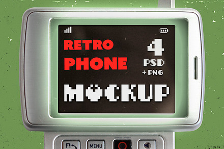 Retro smart phone, an Android Mockup by MixedArt