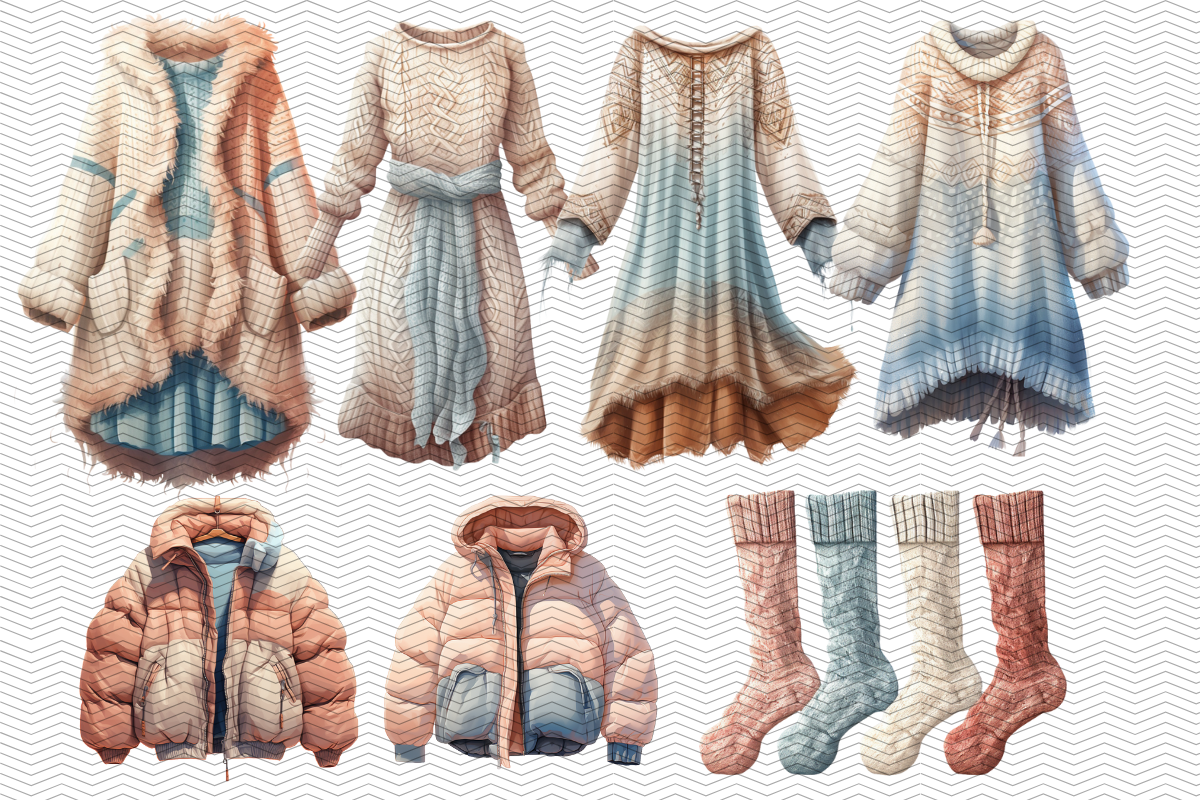 Winter Fashion Girl Clipart, an Object Illustration by Digital Xpress (Photo 4 of 5)
