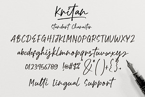 Kritan - Signature Font