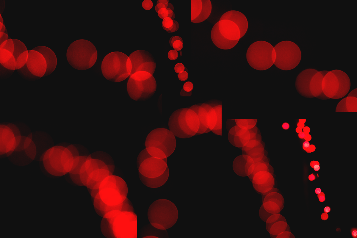 Real Bokeh Lights - Holiday Red preview 4
