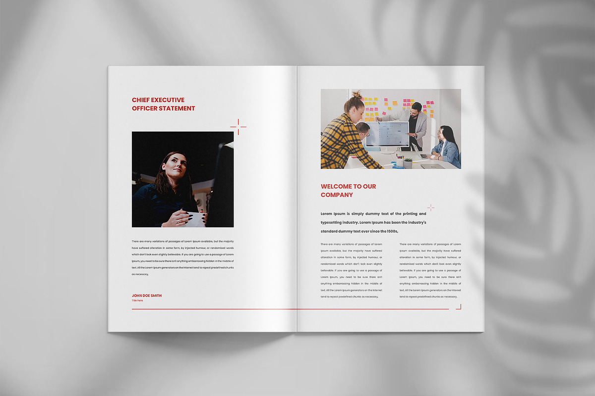 Annual report brochure template, a Brochure Template by Tanmoy Topu (Photo 4 of 12)