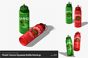 Plastic Sauce Squeeze Bottle Mockup, a Packaging Mockup by Permadi Creative (Thumbnail 1 of 5)