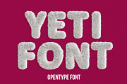 Yeti Font, a Font by Handmadefont (Thumbnail 1 of 10)