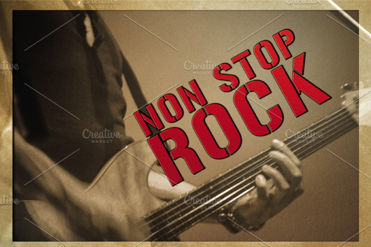 Non Stop Rock Flyer, a Flyer Template by Krukowski Graphics (Photo 2 of 2)