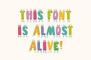 Charm - illustrated letter font, a Symbol Font by Vitek Graphic (Thumbnail 5 of 7)