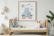 Hippo Beach Days — Clipart Bundle, an Animal Illustration by Mariia Kovalchuk (Thumbnail 4 of 13)