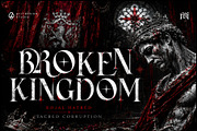 Royal Hatred Typeface, a Blackletter Font by alit design (Thumbnail 7 of 20)