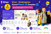 Kinez - Kindergarten React Template, a React Template by Helenshop (Thumbnail 1 of 4)