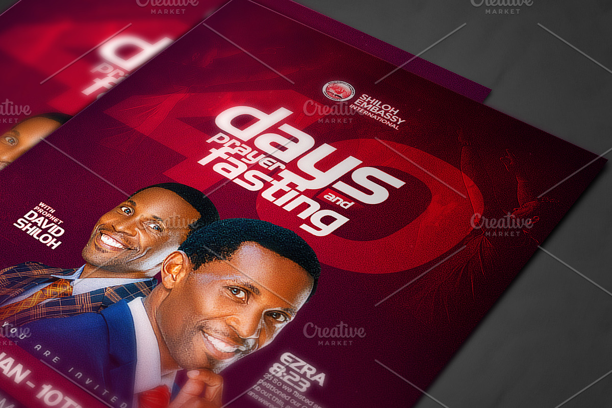 Prayer and fasting poster bundle tem preview 5