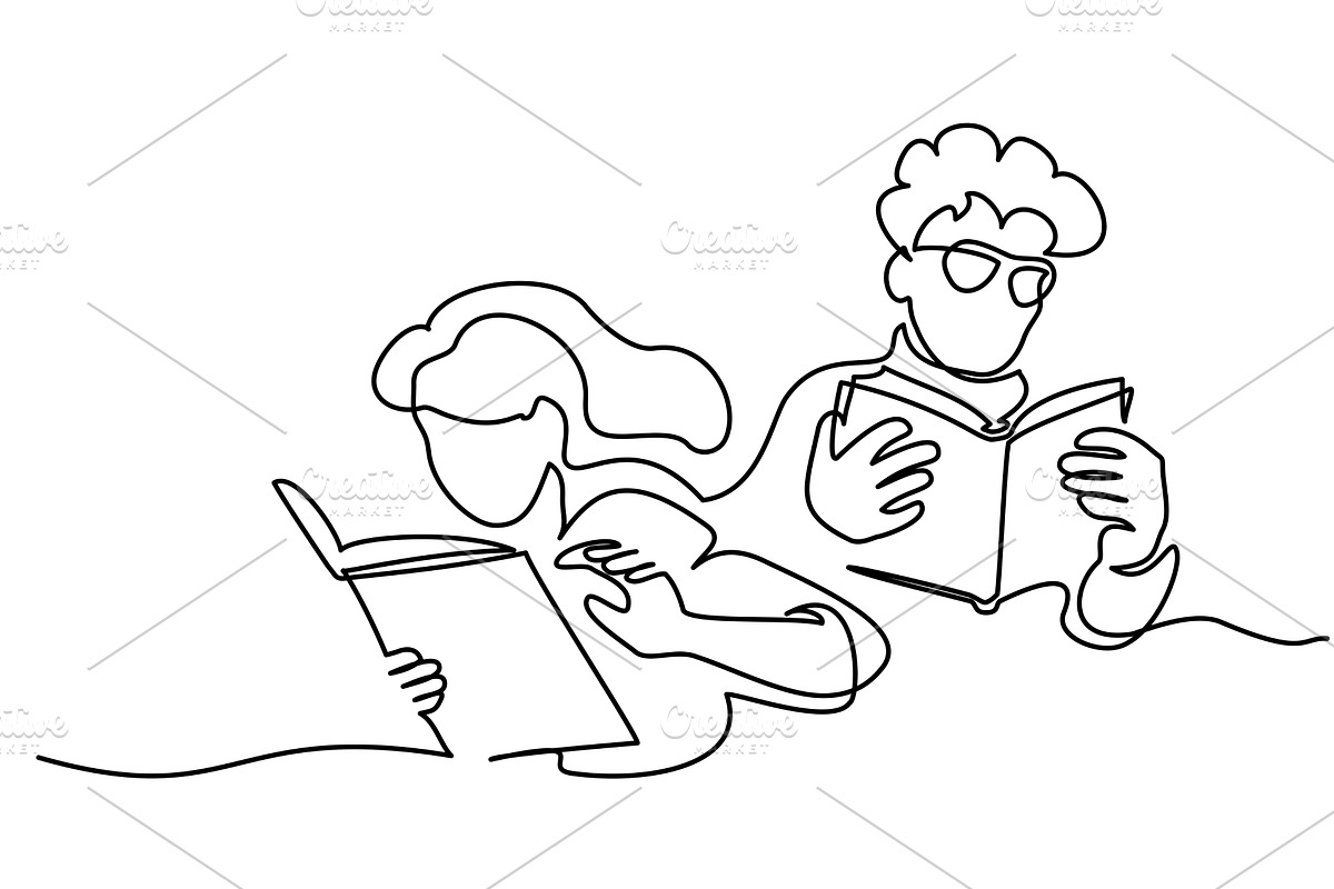Back to school concept. Students, an Education Illustration by Valenty