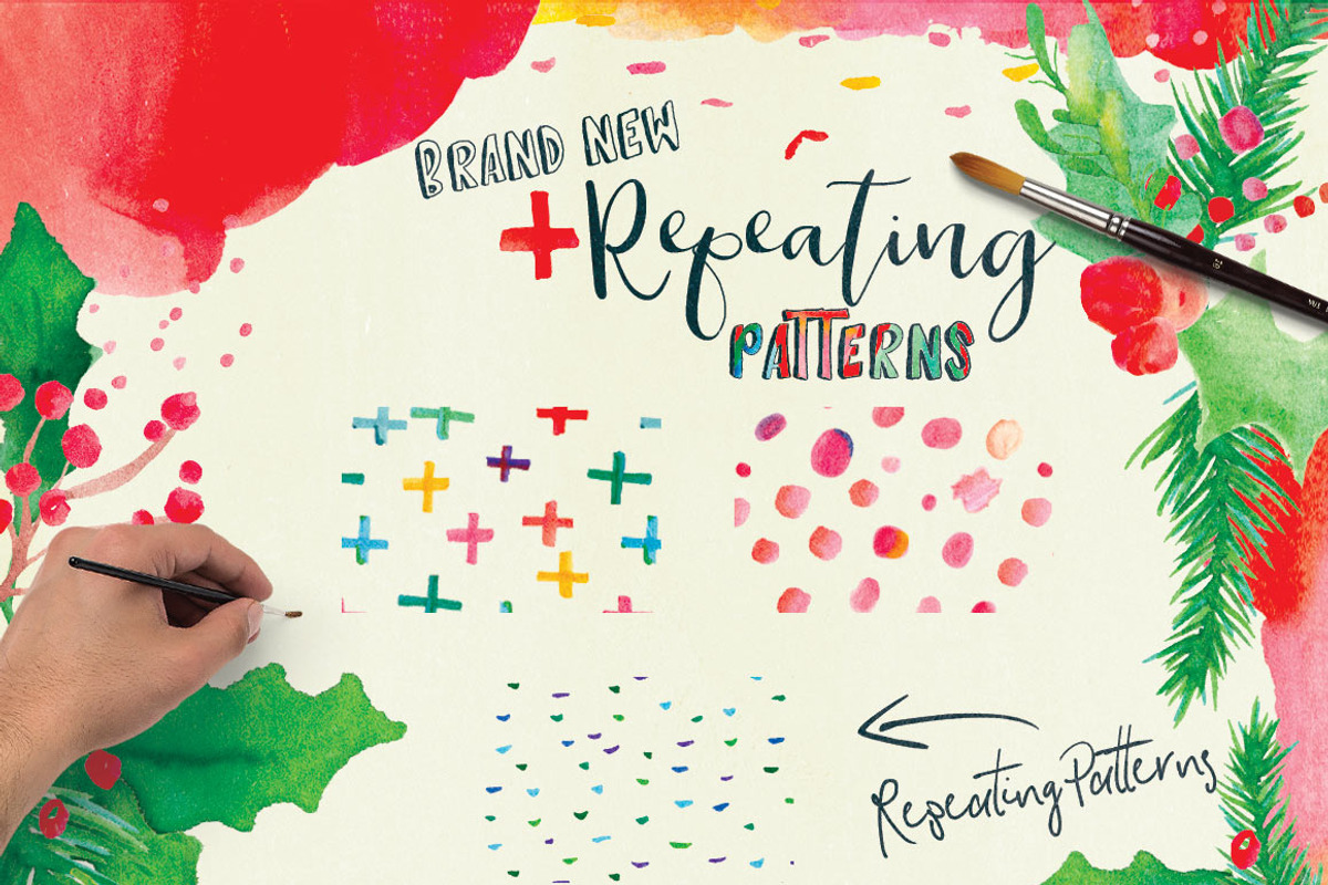 Font & Watercolor Bundle 92% OFF preview 7